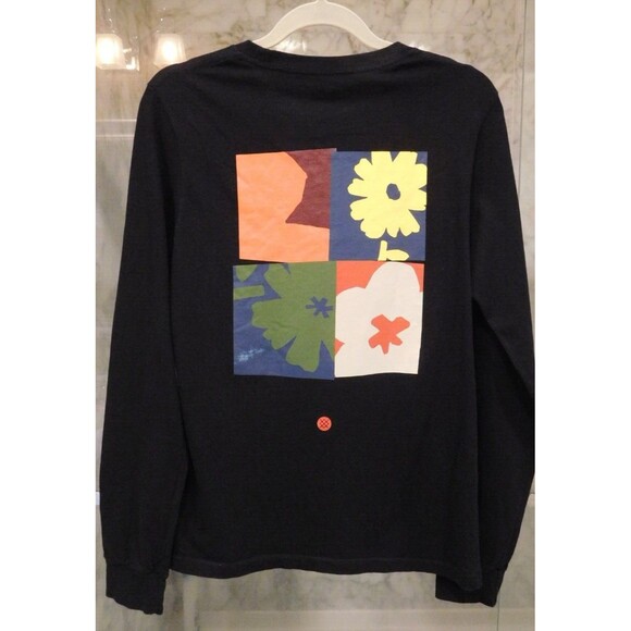 STANCE Street Art 100% Cotton Floral Graphic Mid-Weight Shirt XS (36" Chest) - Picture 1 of 5